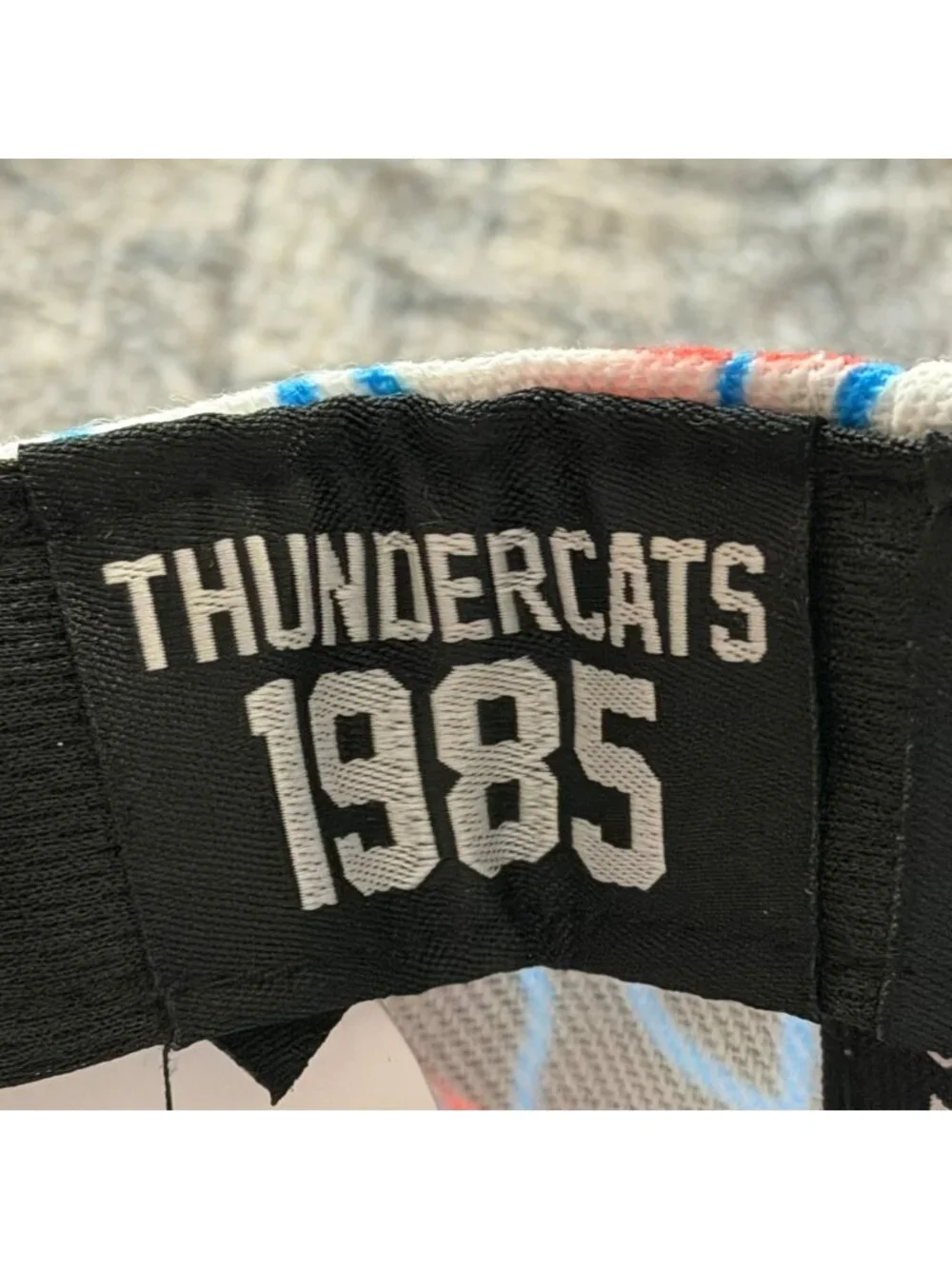 Thundercats Headgear Classics Lion-O Panthro Snapback Hat White Blue Red